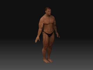 Human Male Model Front